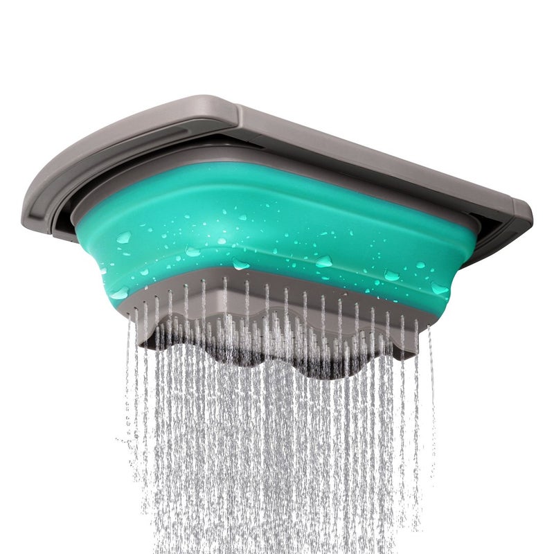 Qimh Colander collapsible, Colander Strainer Over The Sink Vegetable/Fruit Colanders Strainers With Extendable Handles, Folding Strainer for Kitchen,6 Quart - Image 4